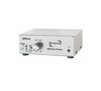 Dynavox Préamplificateur Phono UPR-2.0, pour Platine Disque avec tête de Lecture magnétique (MM), Sortie USB pour la numérisation de disques vinyles, Coloris argenté