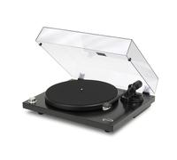 Dynavox PS-320 Platine disques, Platine Manuelle à entraînement par Courroie et Fonction Streaming Bluetooth, Préamplificateur Phono commutable intégré, Vitesses 33 et 45 t/MN 207814 Noir