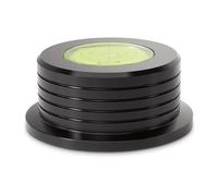 Dynavox PST260 - Stabilisateur de Disque en Aluminium avec Libellule - 260 g - pour Platine Vinyle - pour amortir la résonance et Un Meilleur Balayage - Noir