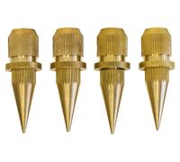 Dynavox Sub-Watt-Absorber Pointes Brass Decoupler Antibruit Höhenverst 1 Set