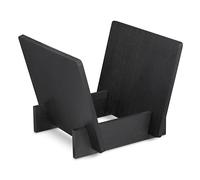 Dynavox Support LP ST40 - Boîte de Rangement pour disques vinyles en Bambou - Peut contenir jusqu'à 40 disques vinyles et Simples - Noir