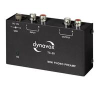 Pré-amplificateur Dynavox TC-20 (MM), châssis métallique Compact, pour Platine Disque, Coloris Noir