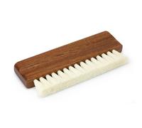 Dynavox ZB110 Brosse de Nettoyage en Vinyle avec Poils de chèvre pour Un Nettoyage en Douceur Manche en Bois de sapelli