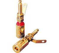 Dynavox Fiches bananes femelles 205096 Rouge/Noir 4 pièces