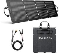 Dyness Panneau Solaire Pliable 100W, Cellules Monocristallines 23%, IP68, Sorties MC4/XT60/DC, Adapté Camping-Car et Camping (PV 100W)