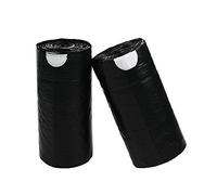 Dynko 40L Sacs Poubelle avec cordon, Noir, 110 pièces/2 rouleaux