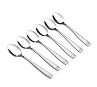 Dynko Lot de 12 Cuillères à Café en Acier Inoxydable 15 cm