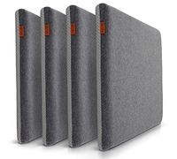 DYNMC you Coussin Chaise Confortable 4X, Coussin de Chaise d’Intérieur - Galette de Chaise Antidérapante, Parfaitement Stable, Housse Lavable, Style Nordique Gris MC004grey_4pack