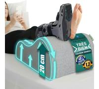 DYNMC you Coussin Jambe pour Jambes Lourdes & récupération Post-opération - Support Veineux de surélévation pour gonflement & Maintien Genou - Oreiller Lit Canapé - Certifié Oeko-TEX - Tailles S à XL
