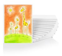 Dynta Lot de 15 livres vierges à couverture rigide A5 (15 x 21 cm), pour enfants, pour écrire des histoires, des croquis, des croquis à couverture rigide blanche, pour l'écriture, le dessin, la