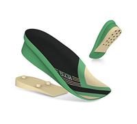 DynWalker Semelle rehaussante, Hauteur augmentation demi Semelles, éviter les Pieds Creux, Fasciite Plantaire, Pied Plat, Semelles Invisibles pour soulever des Talons, Confort. S 【3cm/4.5cm】