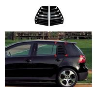 DYOG 2PCS la Couverture de Persienne de Fenêtre pour VW Golf 5 MK5, Triangle Stores Couvercle De Fenêtre Latérale Arrière Accessories,A Bright Black