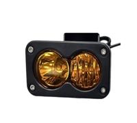 DYOG Phares avant moto Pour IN 10 Pour Dirt Pit Bike Phare À Double Faisceau 20W LED