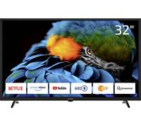 DYON Smart 32 XT Téléviseur LED 80 cm 31.5 pouces CEE E (A - G) DVB-T2, DVB-C, DVB-S, HD ready, Smart TV, Wi-Fi, CI+ noir
