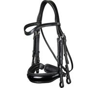 Dyon Working Collection bride laquée , Taille:Cob, Couleur:black