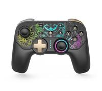 DYONDER Contrôleur de Jeu Compatible avec Switch/Lite/OLED, Pro Controller avec Mode RGB, Contrôleurs de Jeu pour Multi-Plateforme avec Batterie 1000mAh, Turbo, Fonction de Réveil