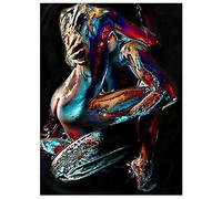 Peinture par numéros pour Adultes Bricolage Peinture à l'huile Amour Couple Photos Peinture par numéros Kits de Peinture Toile Maison Bureau décoration Cadeau