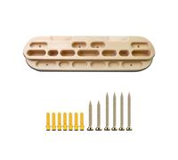 DYOUen Planche d'escalade en bois pour renforcement des doigts et avant-bras