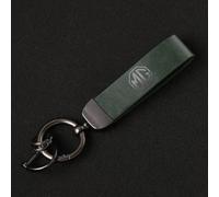 DYQCD 1 Pièce Porte-Clés De Voiture pour MG EZS HS Mulan One TF ZS Navigator Porte-clés Logo Voiture Porte-Badge Mousqueton Porte Clé Accessoires Voiture,Greenstyle