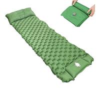 Dyqyym Matelas de Couchage Gonflable pour Camping, Matelas Gonflable en Rouleau, Matelas de Couchage léger, Matelas de Camping autogonflant avec Oreiller Gonflable intégré, ultraléger et Petit
