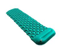 Dyqyym Matelas Gonflable ultraléger pour Camping, Matelas de Couchage, Tapis de Pique-Nique, Voyage en Plein air (Couleur : Bleu Fantaisie) (Vert foncé)