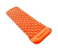 Dyqyym Matelas Gonflable ultraléger pour Camping, Matelas de Couchage, Tapis de Pique-Nique, Voyage en Plein air (Couleur : Bleu Fantaisie) (Orange)