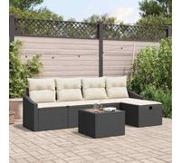 DYRJDJWIDHW 5-Piece Patio Furniture Set Outdoor Wicker Sofa with Cushions, All-Weather Rattan Conversation Set for Garden, Poolside, Backyard, Balcony, Durable & Comfortable Seating Ensemble