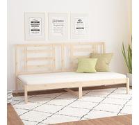 DYRJDJWIDHW 90x200 cm Solid Pine Wood Daybed Without Mattress, Modern Guest Bed Sofa Bed for Living Room Bedroom, Sturdy Frame Easy Assembly Space Saving Furniture