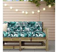 DYRJDJWIDHW Canapé d'angle de Jardin en Bois de pin imprégné, Salon d'extérieur modulaire avec Design à Lattes, Confortable pour terrasse et Patio, résistant aux intempéries, capacité 110 kg