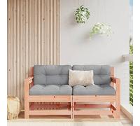 DYRJDJWIDHW Canapés d'angle de Jardin 2 pcs en Bois Massif Douglas - Ensemble modulaire pour terrasse et Patio Confortable et Durable Design Lattes - Capacité 110 kg par siège