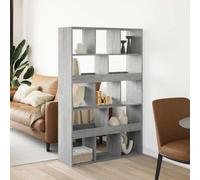 DYRJDJWIDHW Cloison de séparation Gris béton Bois d ingénierie séparateur de pièce modulable Design Moderne pour Salon Bureau et Chambre Installation Facile Surface antidérapante