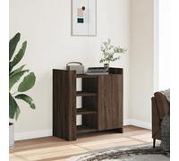 DYRJDJWIDHW Commode Salon,Armoire exterieure de Rangement,Buffet chêne Marron 73,5x35x75 cm Bois d'ingénierieConvient au Salon, à la Cuisine