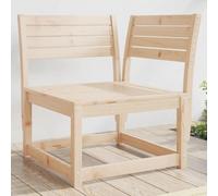 DYRJDJWIDHW Garden Corner Sofa 73x73x78cm Solid Pine Wood Outdoor Patio Furniture Set Modular Sectional for Terrace Balcony Lounge Relaxation