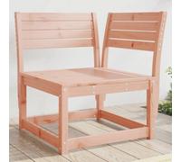DYRJDJWIDHW Garden Corner Sofa Set Douglas Solid Wood 73x73x78 cm Outdoor Patio Furniture Modular Sectional for Terrace Backyard Lounge Relaxation Weather Resistant