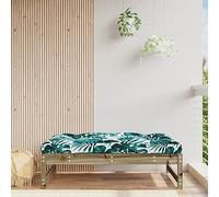 DYRJDJWIDHW Repose-Pied de Jardin 120x80 cm en Bois de pin imprégné sous Pression, Tabouret extérieur Robuste pour terrasse et Patio, Cadre Stable, Design modulaire, capacité 110 kg