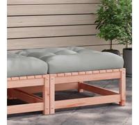 DYRJDJWIDHW Repose-Pied de Jardin en Bois Massif Douglas avec Coussin Confortable, Pouf modulaire pour terrasse Patio, Table Basse extérieure Durable et Stable, capacité 110 kg