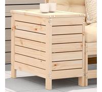 DYRJDJWIDHW Repose-Pied de Jardin en pin Massif 62x31,5x52 cm, Pouf extérieur modulaire avec Rangement, Design à Lattes pour terrasse Patio, Meuble Jardin Robuste et Stable