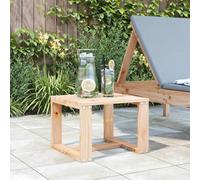 DYRJDJWIDHW Solid Pine Wood Outdoor Side Table 40x38x28.5 cm, Rustic Garden Accent Table for Patio, Balcony, Terrace, Durable Water-Resistant Slatted Top Supports 70 kg