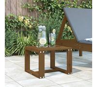 DYRJDJWIDHW Table d'appoint Jardin en Bois Massif pin Marron Miel 40x38x28,5cm - Meuble terrasse Patio extérieur Robuste avec Dessus à Lattes pour décoration et Rangement