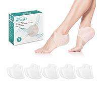 Dyroe Protège Talon Silicone, Protege Talon en Gel, Manches de Talon en Silicone, Tasses de Talon,Pour Fasciite Plantaire, Tendinite, Douleur Talon, Hommes et Femme (5pairs)