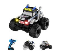 Dysaim Monster Truck Télécommandé, 2.4 Ghz Voiture Télécommandée Tout Terrain, 4WD Voiture Telecommandé Enfant, Amphibie RC Drift Toys, Jouets pour Enfants Avancés, Cadeau Enfant 6-12 Ans