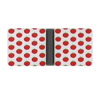 Dyscalibro Porte-monnaie en cuir avec motif ourson en peluche, Dessin animé tomate, One Size