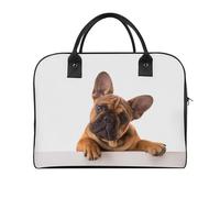 Dyscalibro Sac à main de voyage, sac fourre-tout à motif girafe, sac à bandoulière décontracté, Bouledogue français Patte et Chien, Taille unique
