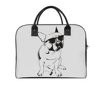 Dyscalibro Sac à main de voyage, sac fourre-tout bouledogue français, sac à bandoulière décontracté, Bouledogue français, Taille unique