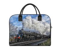 Dyscalibro Sac à main de voyage, sac fourre-tout graffiti hip-hop, sac à bandoulière décontracté, Train vapeur ferroviaire, Taille unique