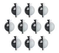 Dysetcs Lot de 10 boules d'enracinement réutilisables à haute pression pour greffage de plantes de jardin pour propagation rapide des plantes (blanc-noir, M)