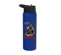 Dysfunctional Veteran You Better Hope Im Medicated Veteran Stainless Steel Insulated Water Bottle