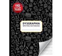 Dysgraphia Writing Notebook: Handwriting Practice Notebook for Kids with Dysgraphia | Dotted Midline Writing Paper with Letter Spacing Guides | ... School, Homeschool, and Occupational Therapy