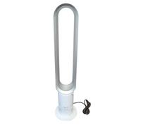 Dyson Cool AM07 Ventilateur avec télécommande 100 cm, minuterie 9 h, ventilateur tour silencieux blanc/argent, économie d'énergie, ventilateur sur pied, ventilateur sur pied