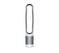 Dyson Pure Cool TP00 - Purificateur ventilateur tour sans pales, 10 vitesses, 434 L/s, filtre HEPA 360°, capte 99,95 % particules, Blanc/Argent
